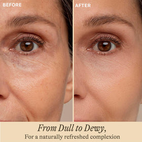 Beauty by Earth serum pump closeup illustrating easy, precise dispensing and control