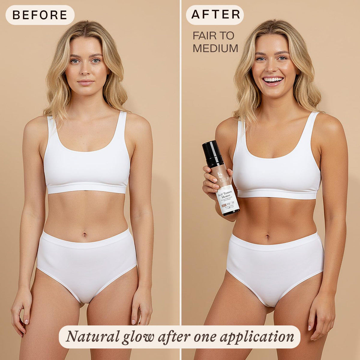 Beauty by Earth close-up mousse texture illustrating lightweight spread