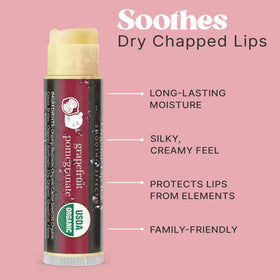 Beauty by Earth tube label detail highlighting organic ingredients and USA-made benefit