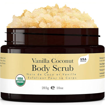 Beauty by Earth jar front showing vanilla coconut label and natural appeal