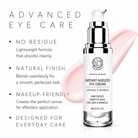 Beauty Facial Extreme applying under-eye to smooth puffiness and lift