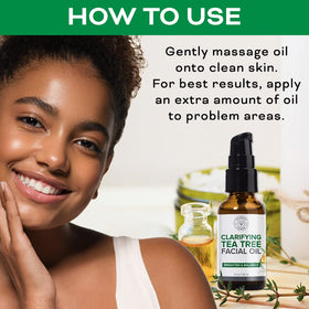Beauty Foundry ingredients label close-up showing tea tree and vitamin E transparency benefit