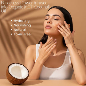 Beauty Glow paracress flowers and botanicals illustrating natural infusion benefits