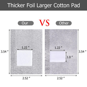 Beauty Max cotton pad close-up showing absorbent pad for even acetone