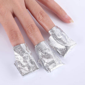 Beauty Max foil wrap detail showing pre-cut edge for easy folding