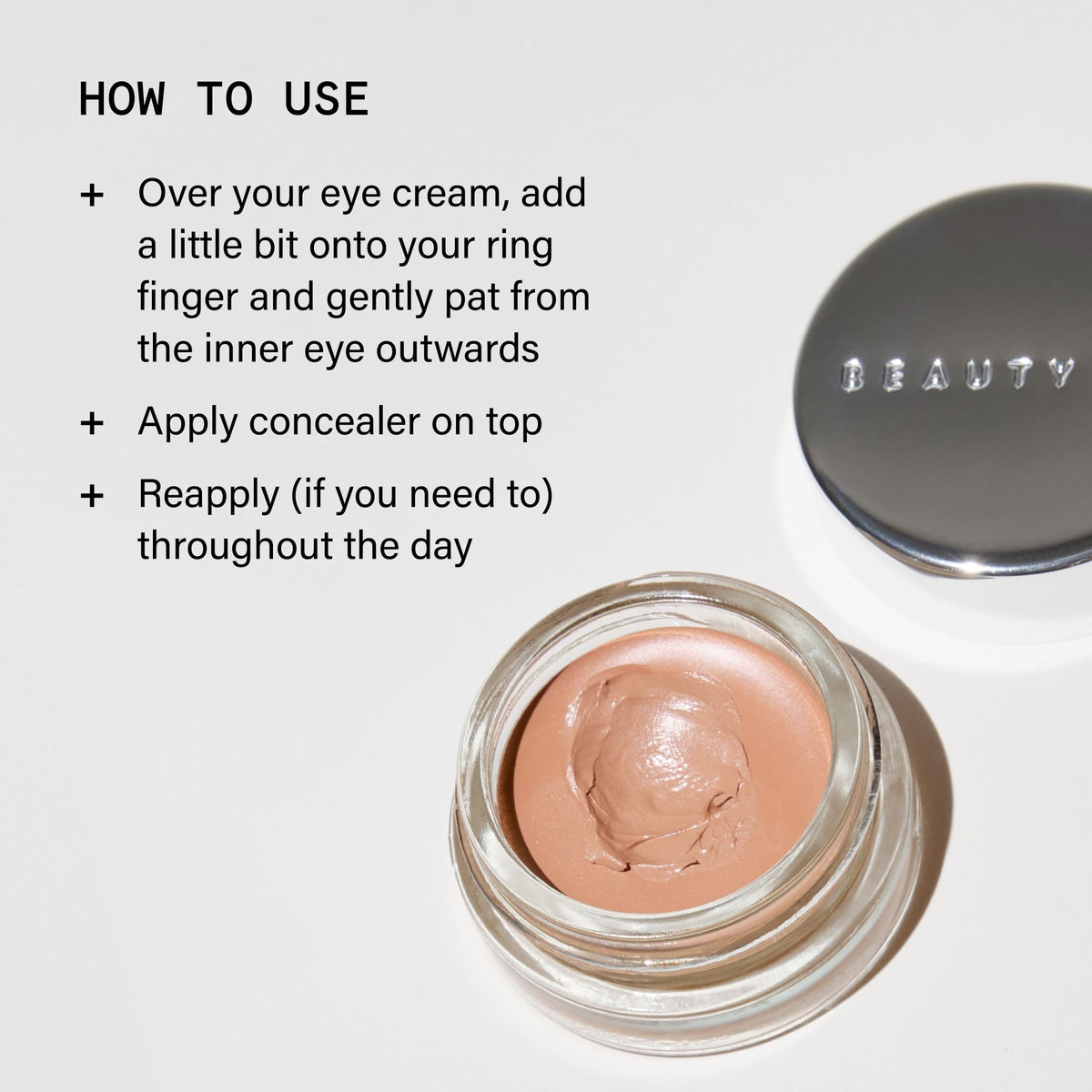 Beauty Pie 4ml size next to coin to show travel-friendly scale