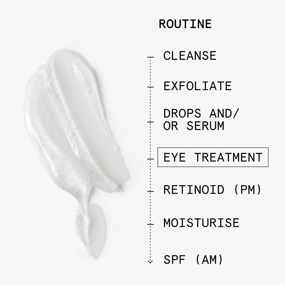 Beauty Pie before and after eye area showing smoother, brighter appearance