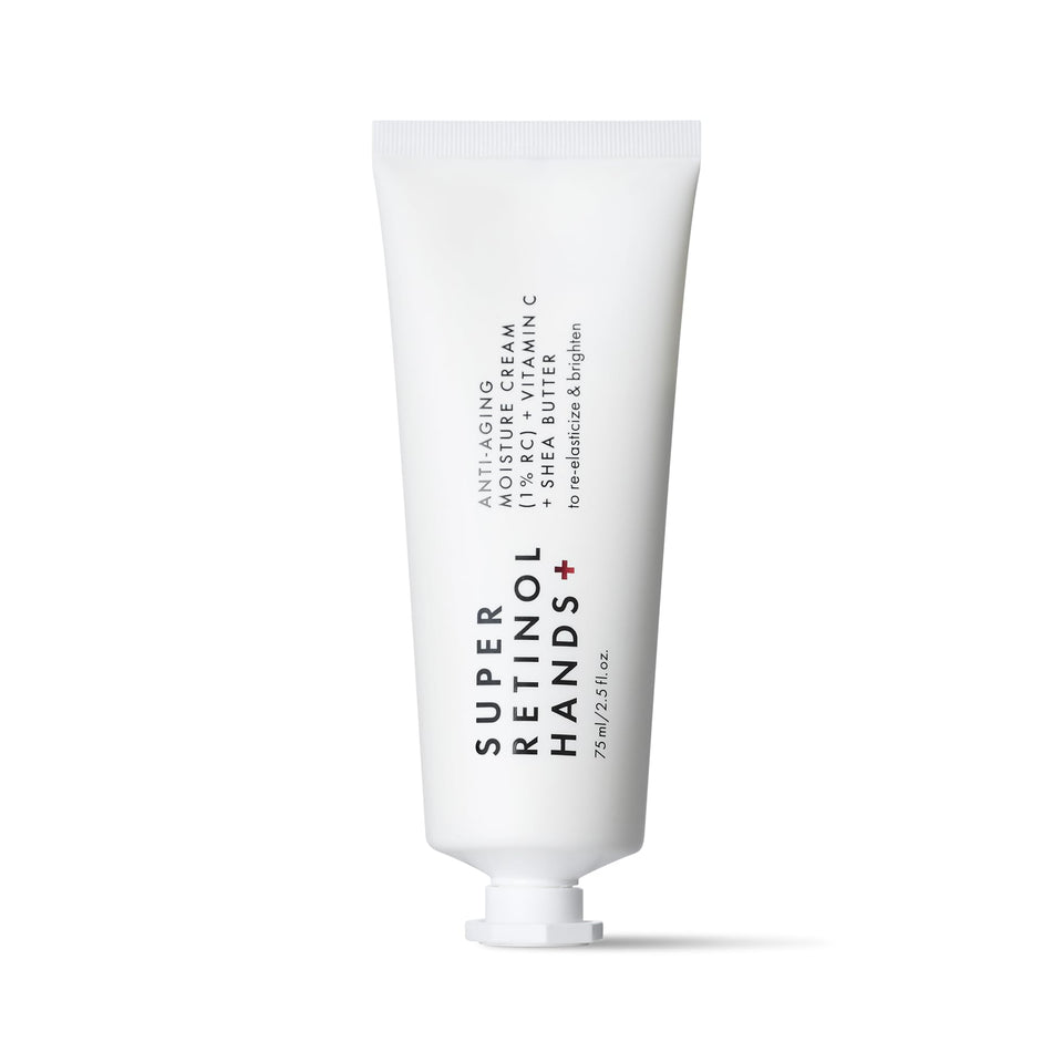 Beauty Pie front pack shot showing compact tube and brand clarity for easy storage