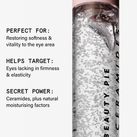 Beauty Pie gel texture swatch demonstrating lightweight hydrating finish