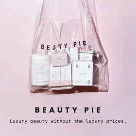 Beauty Pie product with sunscreen pairing recommending daytime sun protection