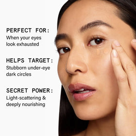 Beauty Pie under-eye brightener opened to reveal applicator tip