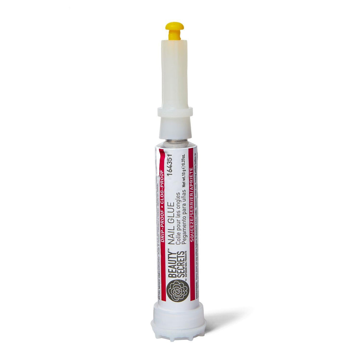 BEAUTY SECRETS in use applying press-on nail demonstrating quick secure hold benefit