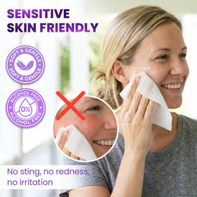 BEAUTYfRIZZ clean skin after use demonstrating residue-free hydration