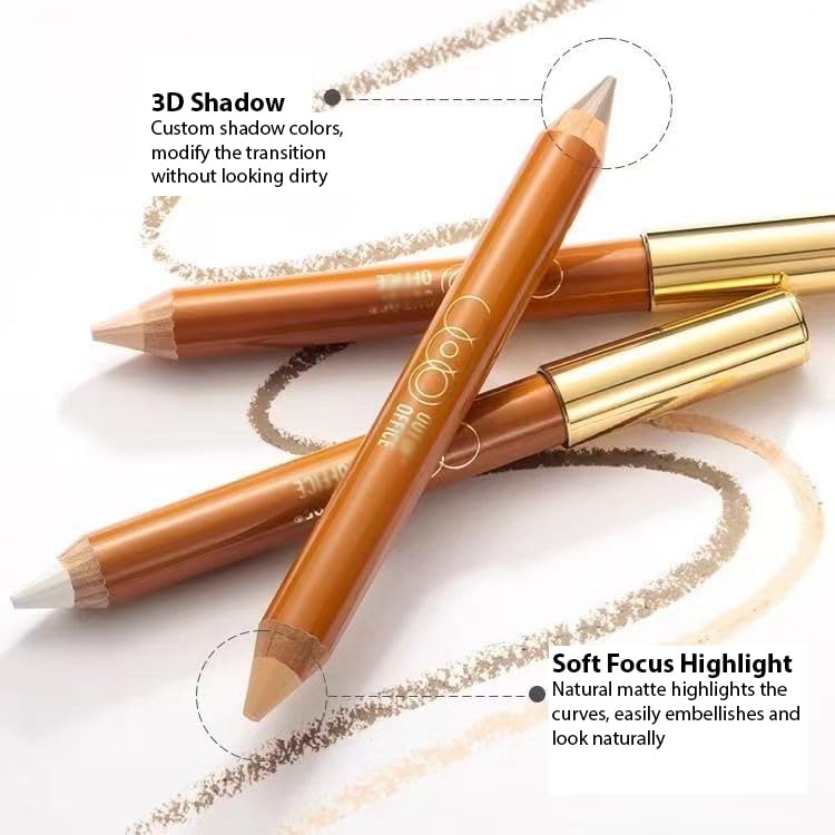 BeautyMall highlighter tip close-up showing blendable matte finish for brightening