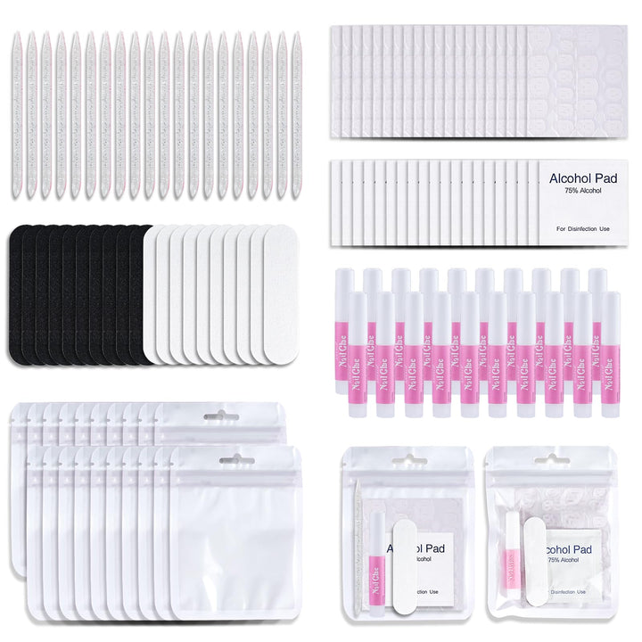 Bebbtiy front packaging showing full disposable manicure kit for easy retail