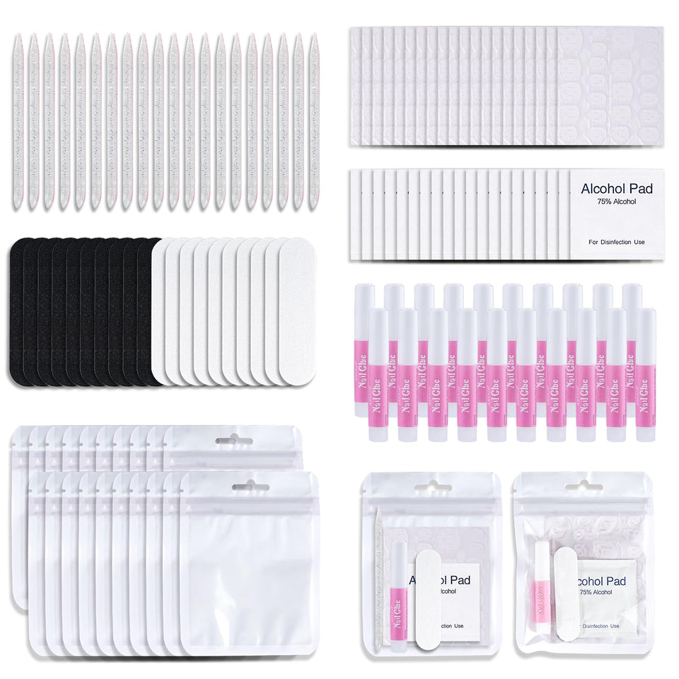 Bebbtiy front packaging showing full disposable manicure kit for easy retail