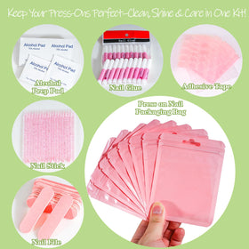 Bebbtiy small tube of glue and adhesive tabs for secure or removable wear