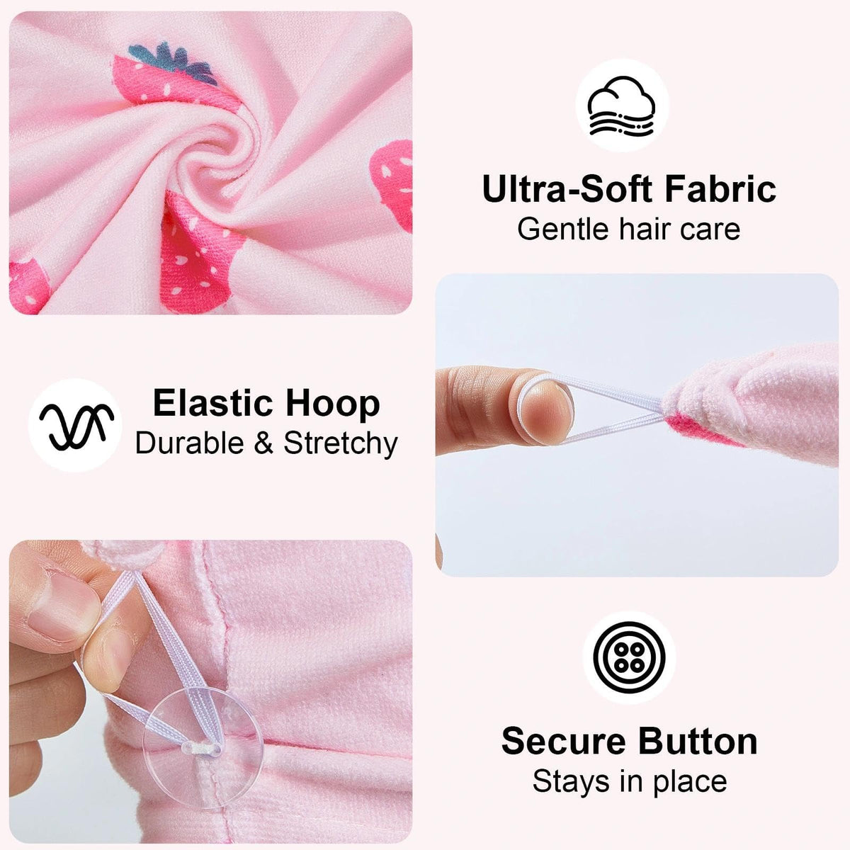 BeBeJoJo microfiber close-up showing soft texture and fast moisture absorption