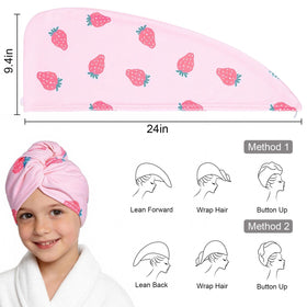 BeBeJoJo profile of wrap with hair contained showing comfortable low-bulk fit