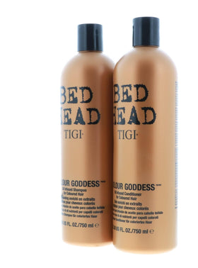 Bed Head Color Goddess back label highlighting ingredients and directions