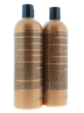 Bed Head Color Goddess bottles beside ruler showing 25.36 fl oz scale