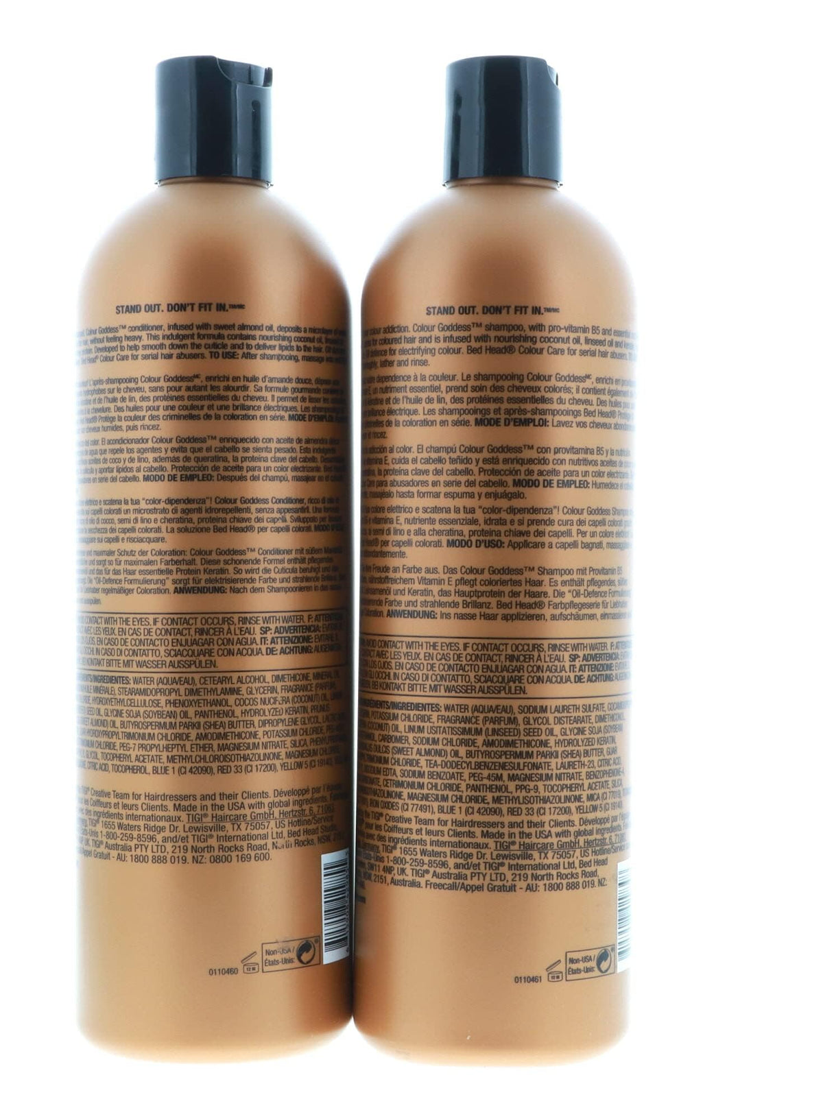 Bed Head Color Goddess in-shower use demonstrating application on hair