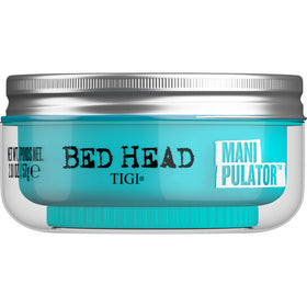 Bed Head jar front view showing product branding and compact size benefit
