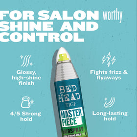 Bed Head Masterpiece close-up nozzle for precise spray control benefit