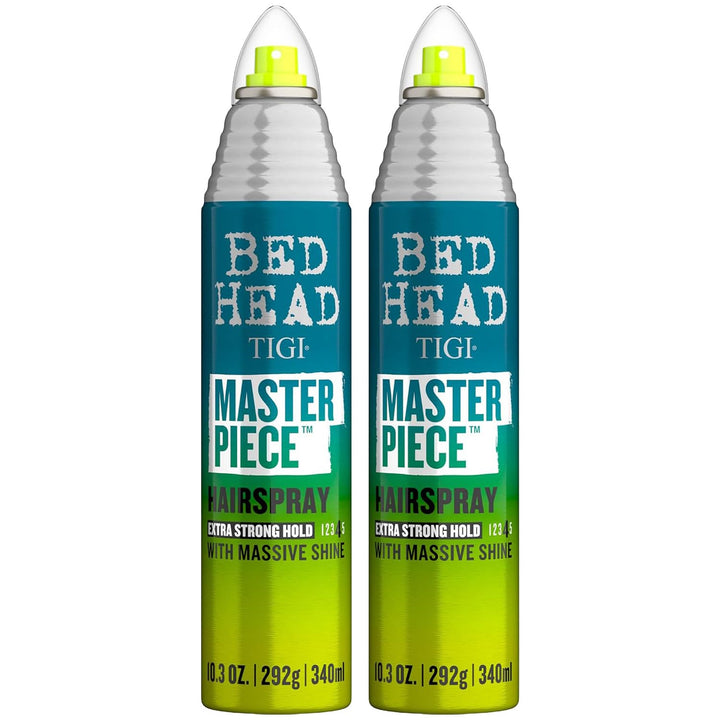 Bed Head Masterpiece front label showing product name and strength benefit