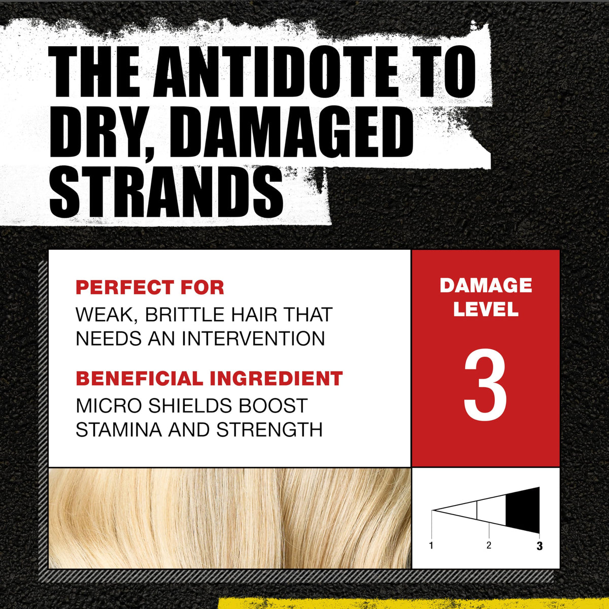 Bed Head Resurrection conditioner bottle close-up showing texture and brand promise
