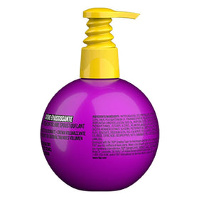 Bed Head Small Talk creamy texture closeup illustrating lightweight volumizing benefit