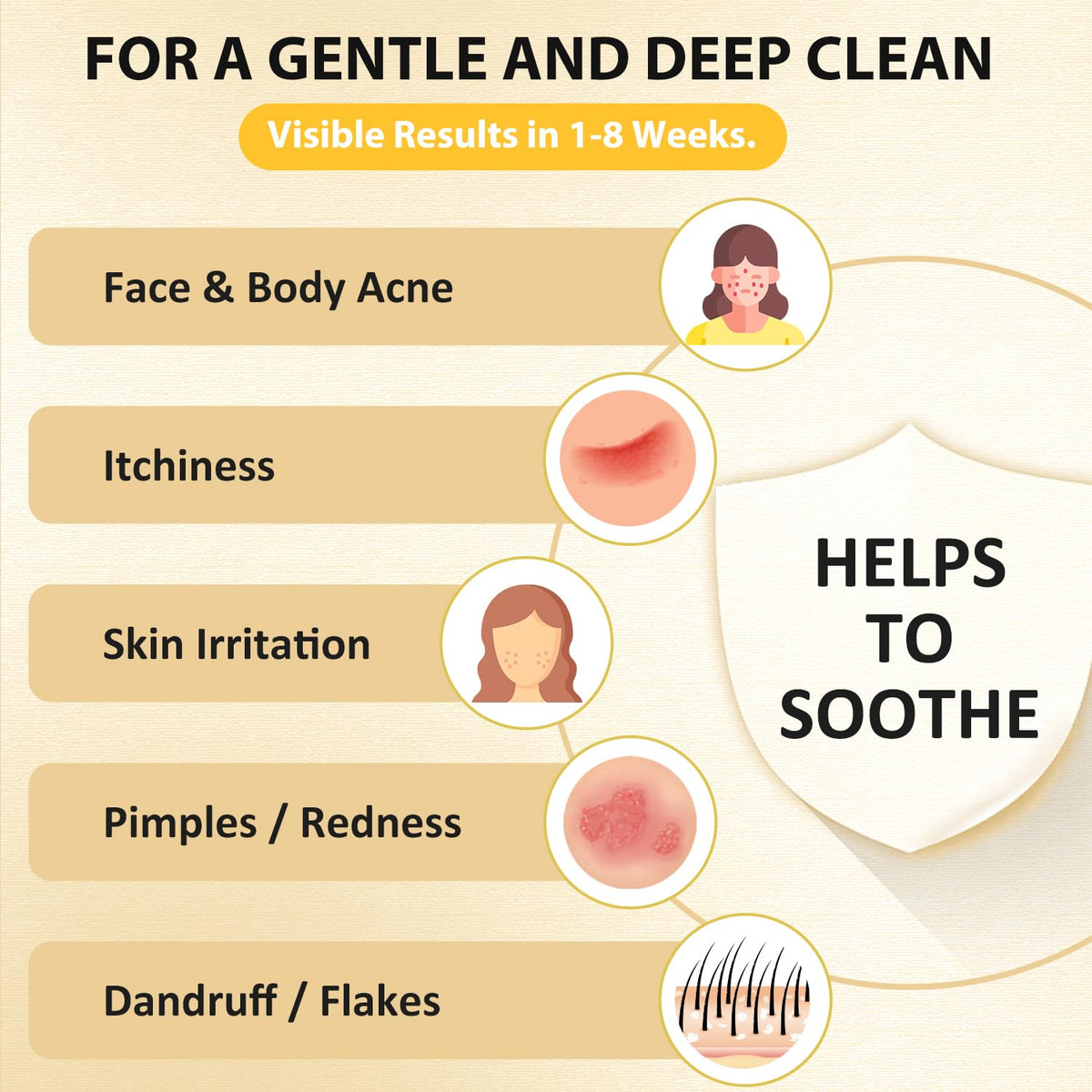 Bee & Flower label ingredients panel highlighting sulfur and botanicals