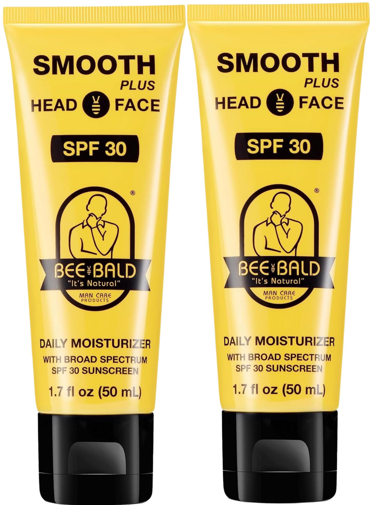 Bee Bald front packaging showing SPF 30 and product benefits
