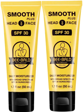 Bee Bald front packaging showing SPF 30 and product benefits