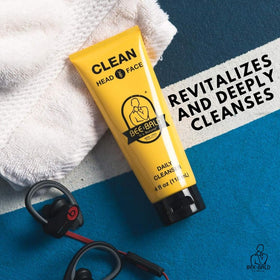 Bee Bald ingredients honey and bee pollen emphasizing natural care