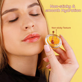 Assortment of Bee Balm flavored honey pots for flavor choice