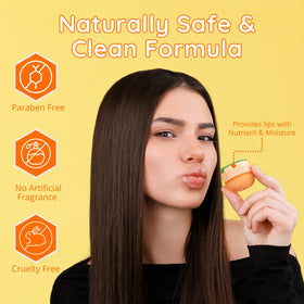 Bee Balm thick overnight mask on lips demonstrating long-lasting protection