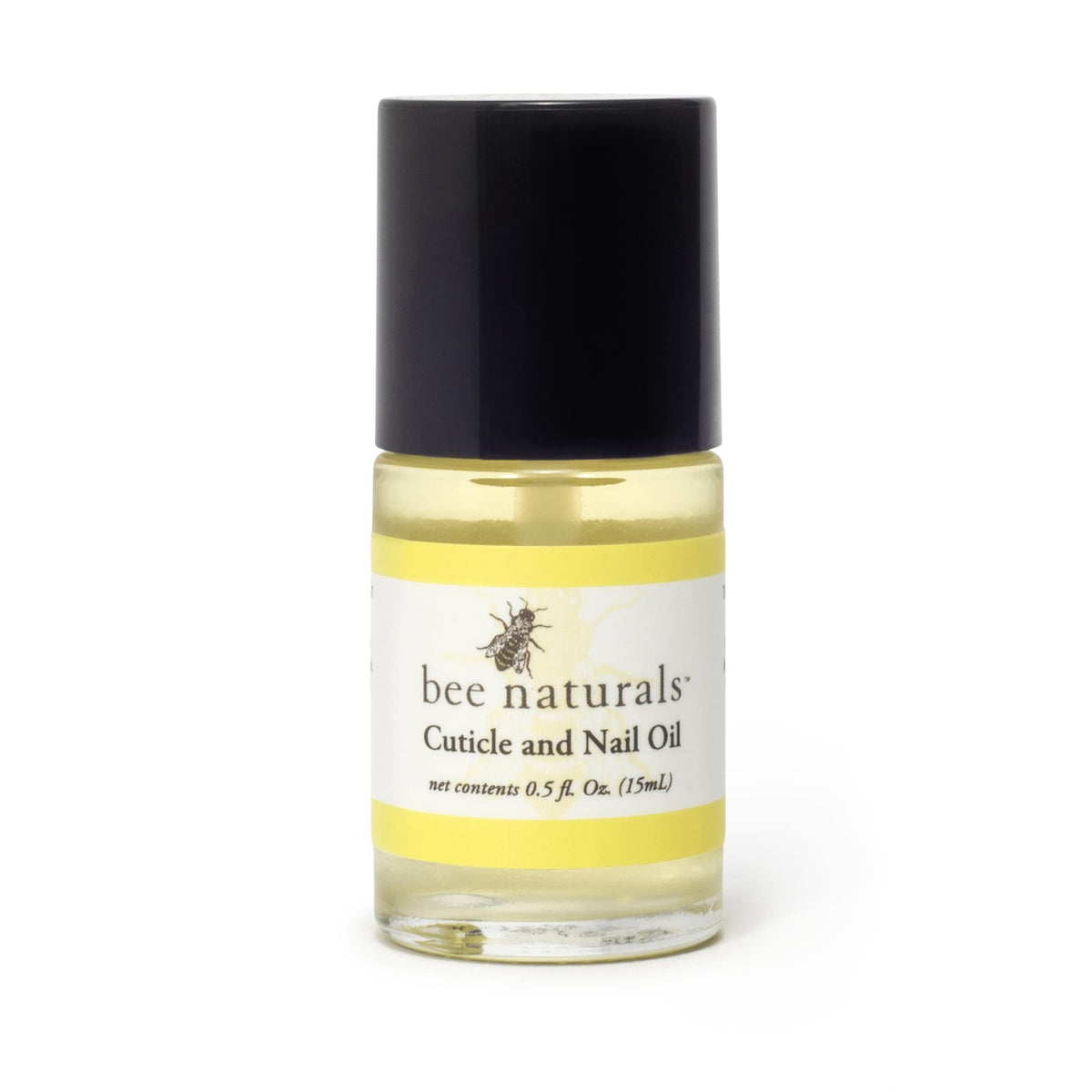 Bee Naturals application in use massaging oil into cuticle for hydration