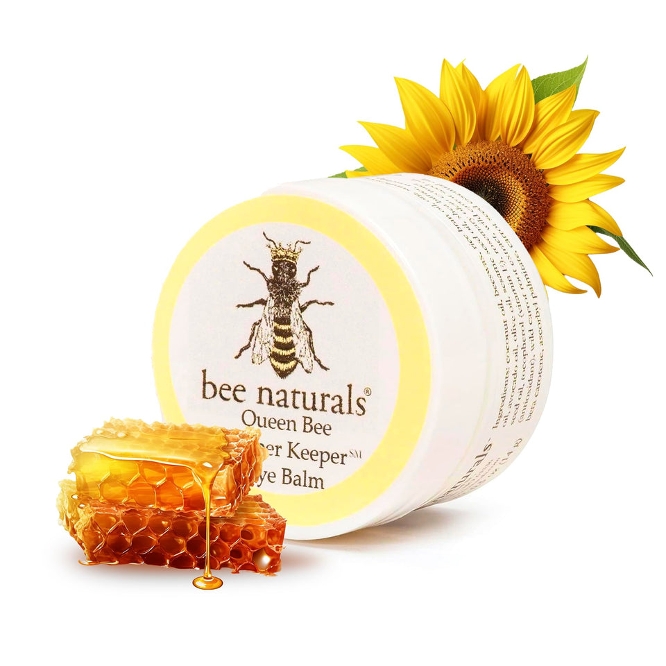 Bee Naturals jar front view showing label and compact packaging benefit