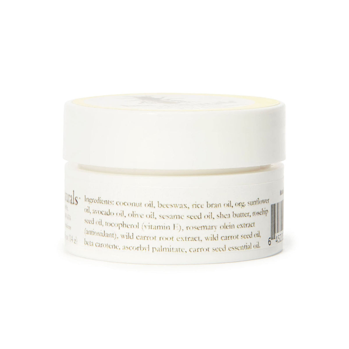 Bee Naturals jar next to coin showing purse-friendly travel size