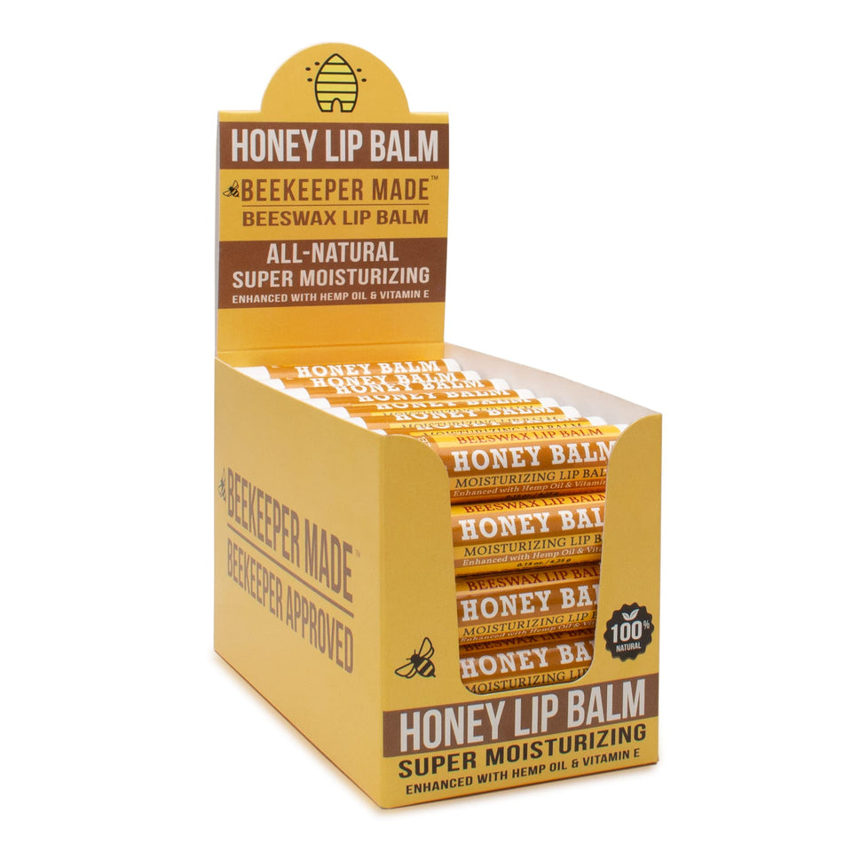 beessential beekeeper-made front packaging showing 40-count value pack and honey flavor for sharing