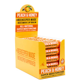 Beekeeper Made balm texture close-up highlighting creamy beeswax formula for soft lips