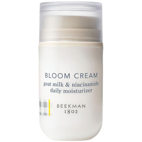 Beekman 1802 front jar shot showing clean packaging and daily moisturizer benefit