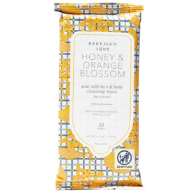 Beekman 1802 front packaging showing 30-count travel pack and resealable lid
