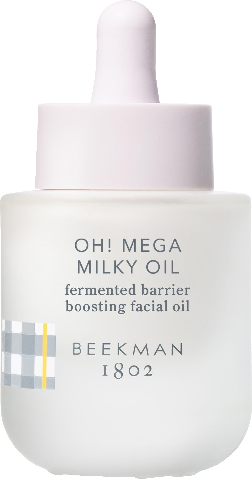 Beekman 1802 front bottle showing label and silky finish benefit