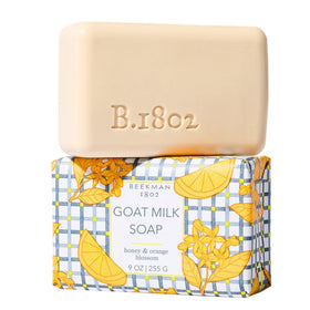 Beekman 1802 front packaging showing honey orange blossom scent and benefits