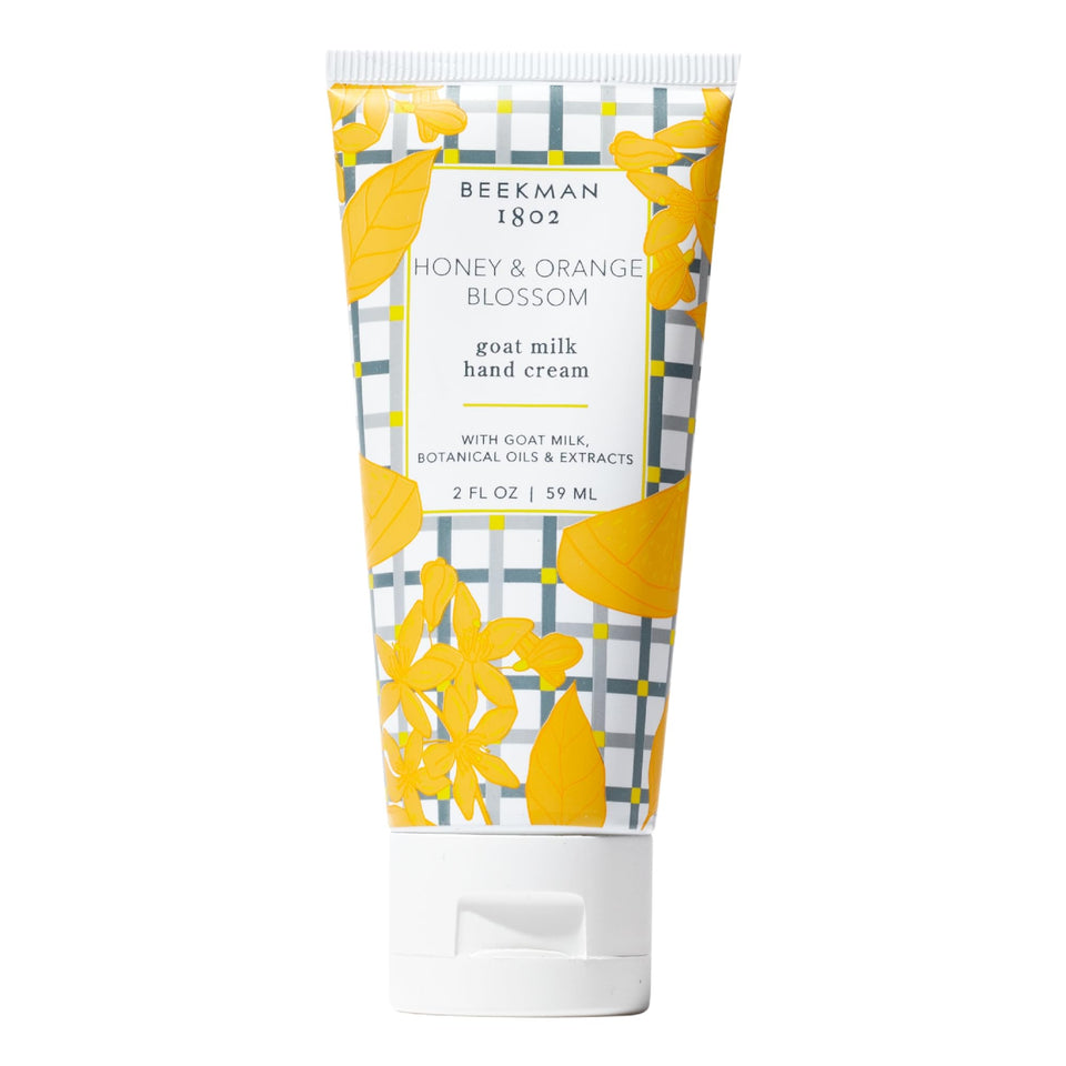 Beekman 1802 front packaging showing honey and orange blossom scent and benefits
