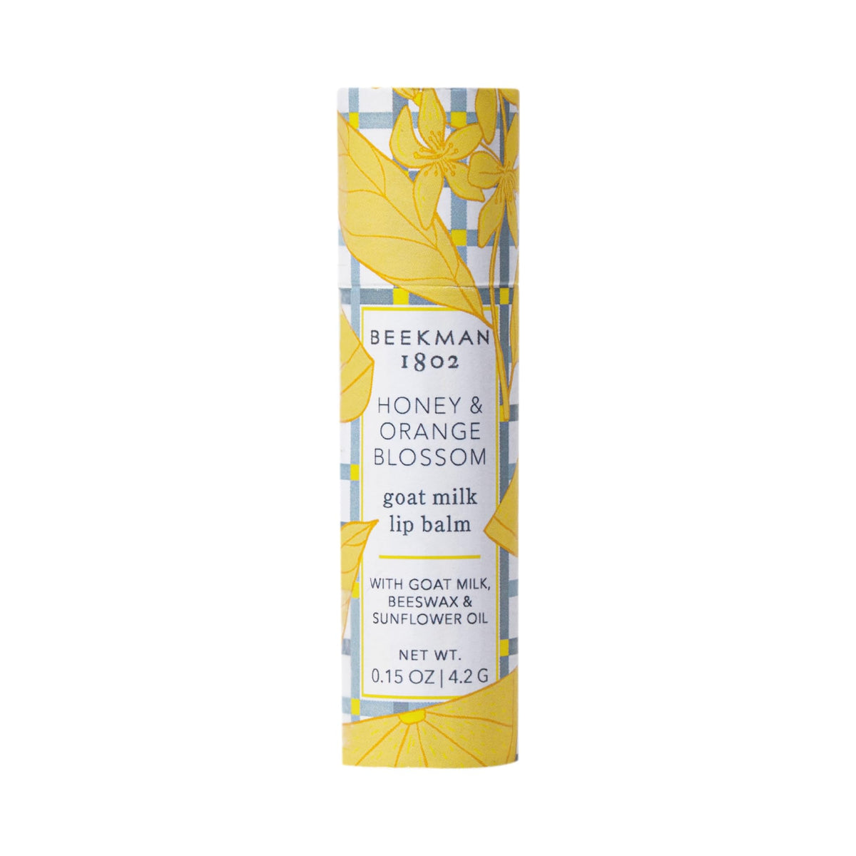 Beekman 1802 front packaging showing honey and orange blossom scent benefits