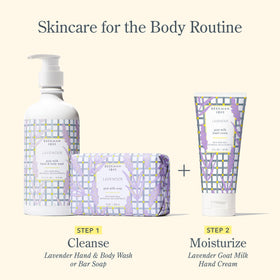 Beekman 1802 cream being massaged into hands showing visible softening benefit
