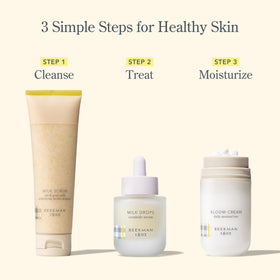 Beekman 1802 mixed drops with Bloom Cream to boost hydration immediately